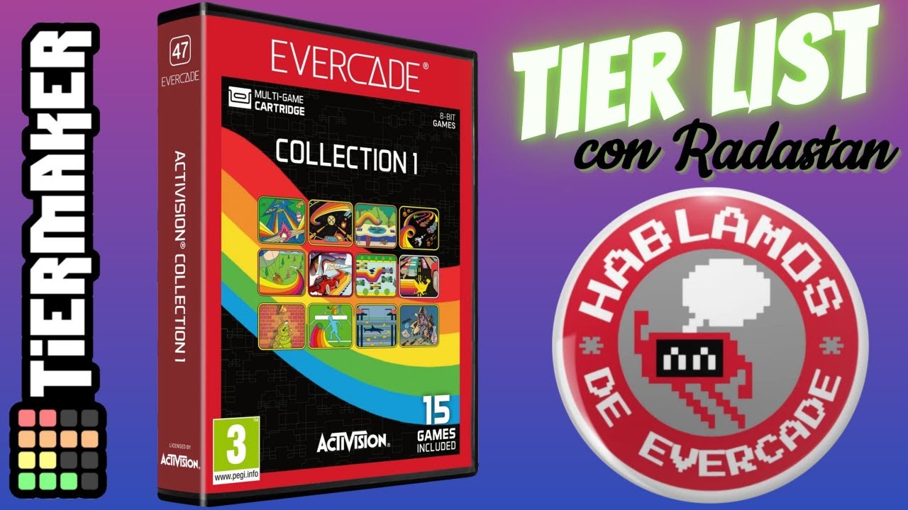 Hablamos de Evercade (Ep.278): Rankeamos los 15 juegos del ACTIVISION 1 con @radastan