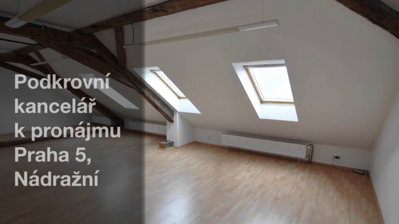 Videoprohl&iacute;dka - Podkrovn&iacute; kancel&aacute;ř k pron&aacute;jmu - Praha 5, N&aacute;dražn&iacute; (Reality FROL&Iacute;K)