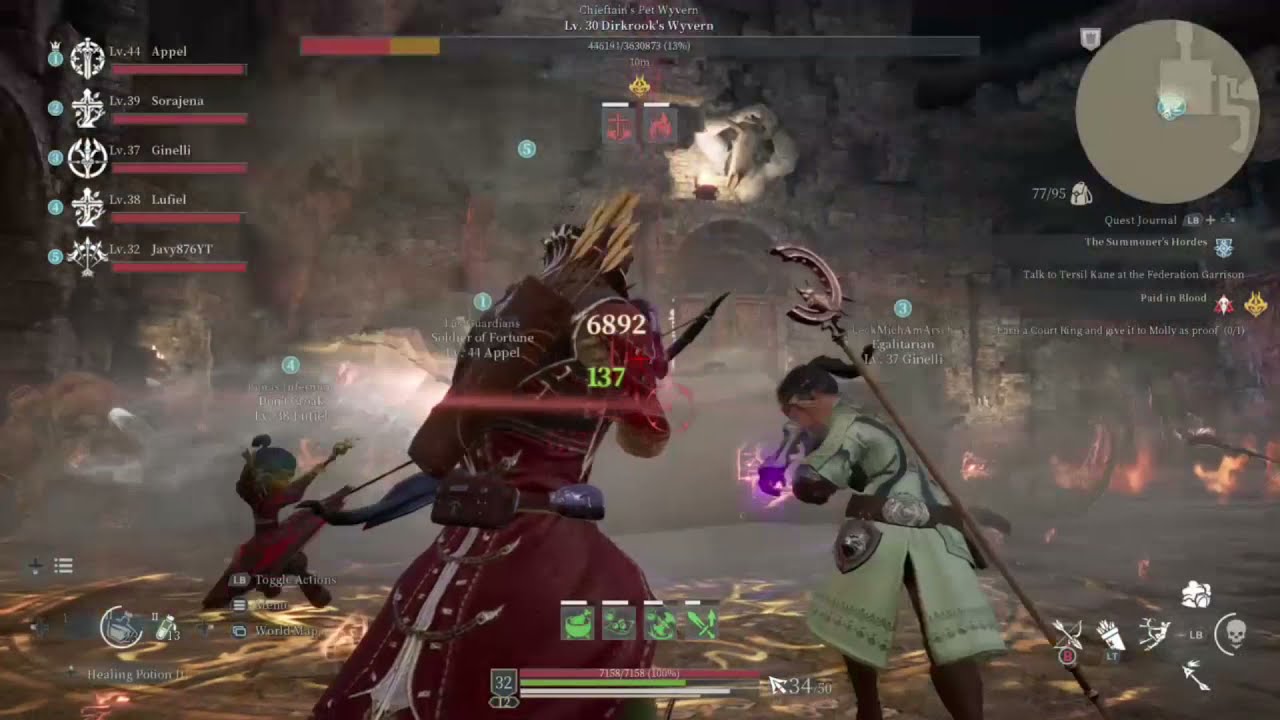 Bless Unleashed - Ranger Class Level 32 -  Time CT Dungeon run