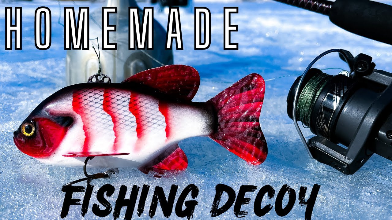 Make your own ice fishing decoy
