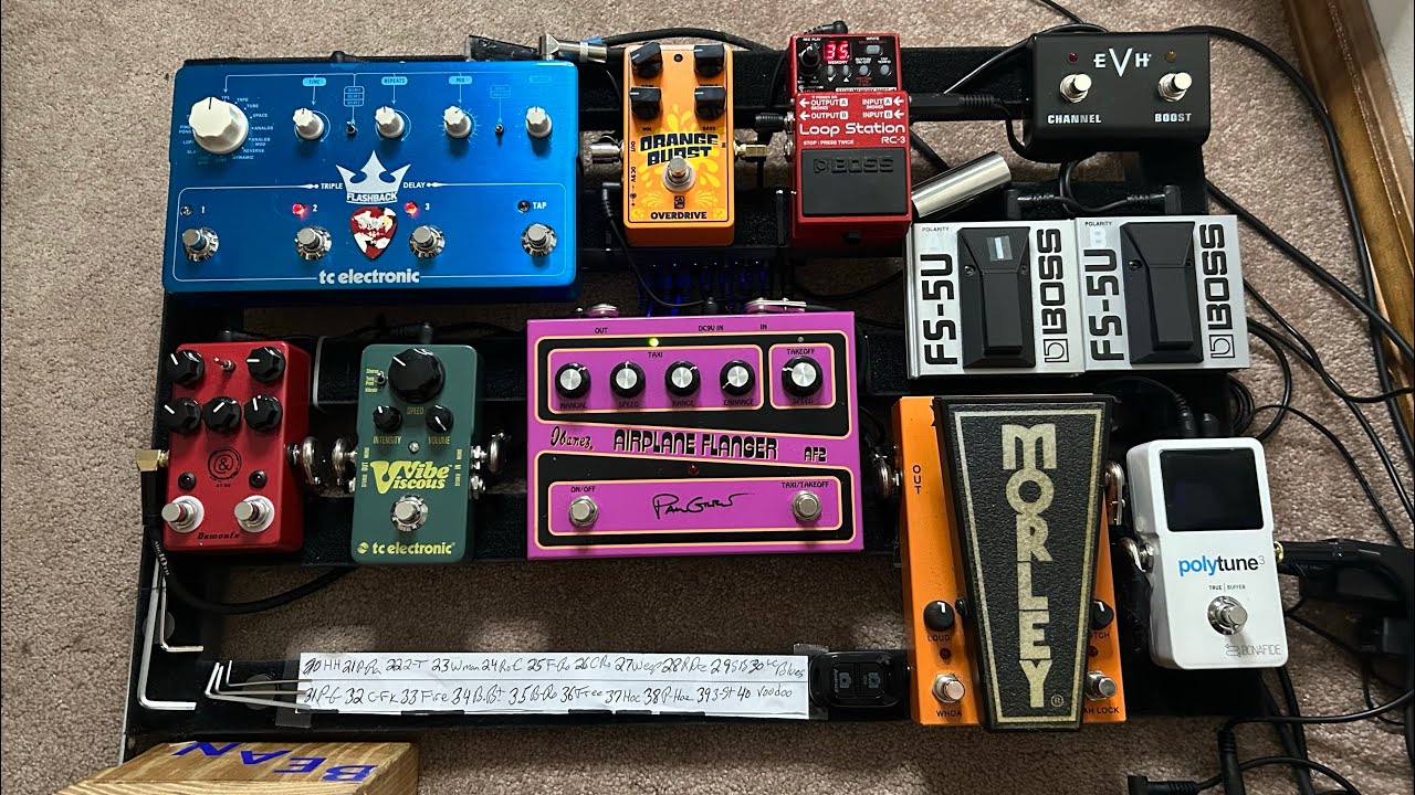 Caline CP-516 Orange Burst Overdrive. New Pedal Day & Why?