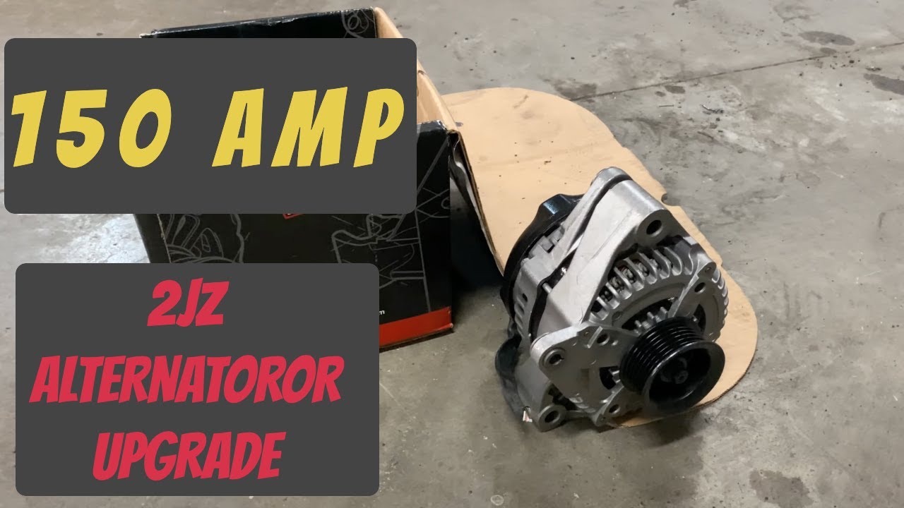 2JZ RX8 Finally gets an alternator upgrade !