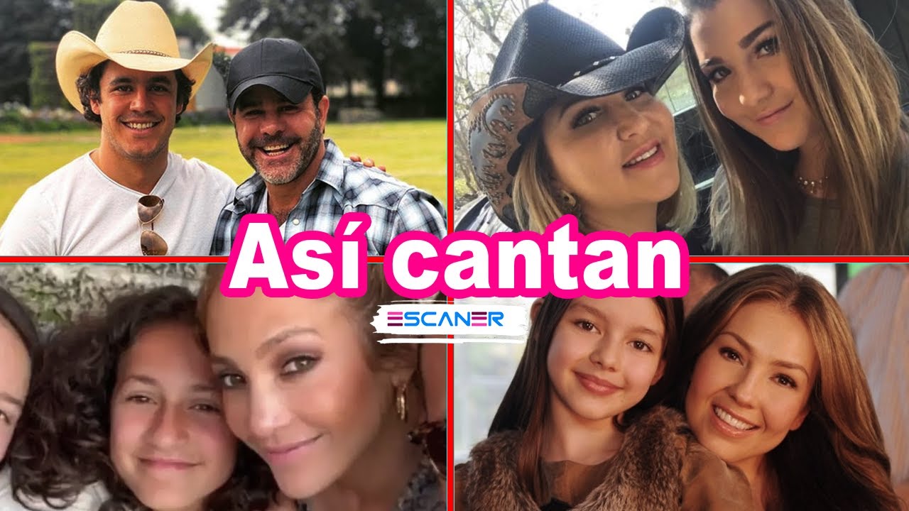 ¡ INCREÍBLE ! Así CANTAN los hijos de los FAMOSOS ¿Qué te parece?