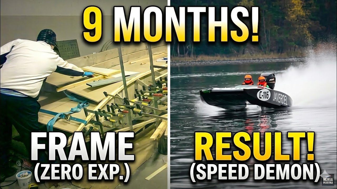 How i build DIY raceboat without no experience – 9-months amazing time lapse video
