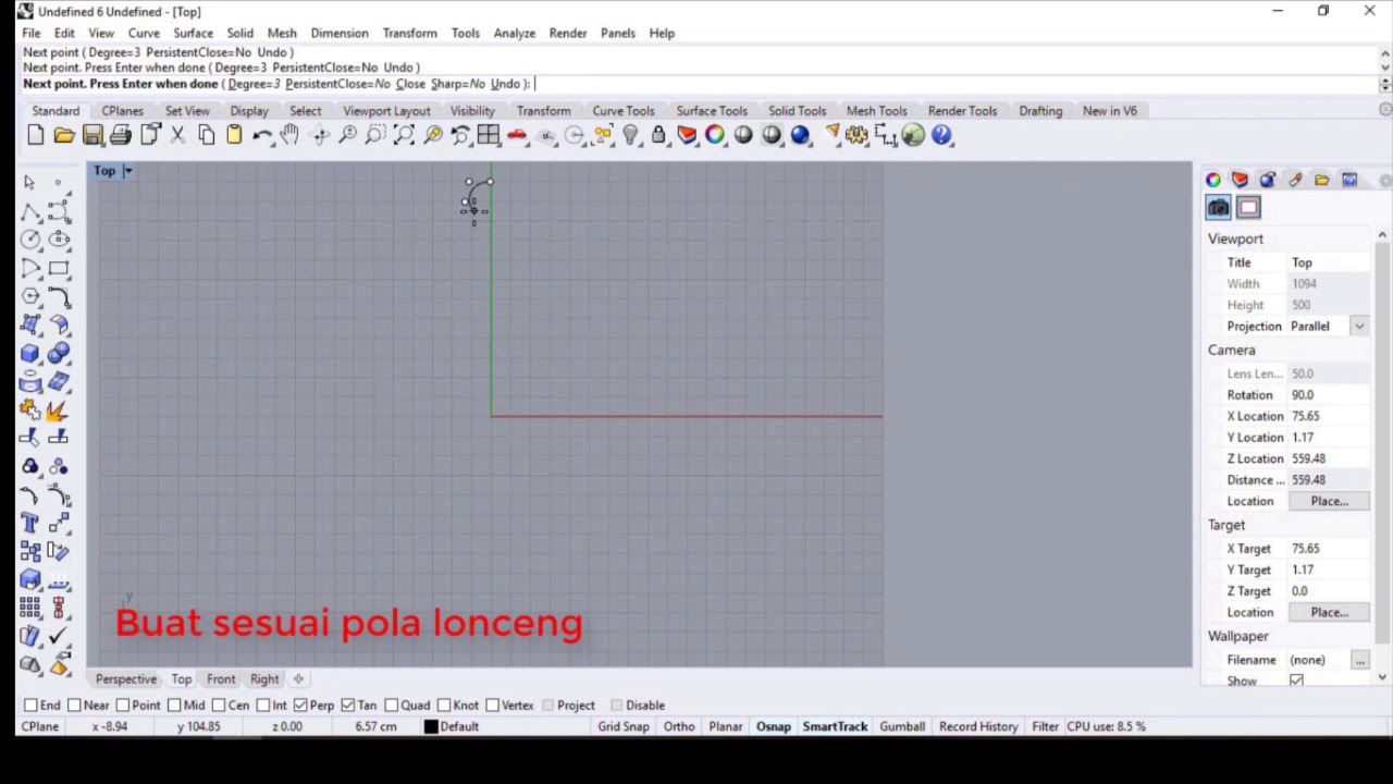 Rhinoceros 6.0 - How to make Bell 3D By Iiq I