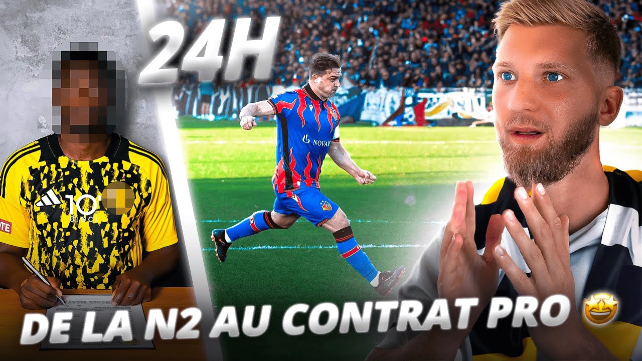 Mon co&eacute;quipier a sign&eacute; pro : il m&rsquo;emm&egrave;ne dans les coulisses d&rsquo;un match de fou !! (24h avec lui)
