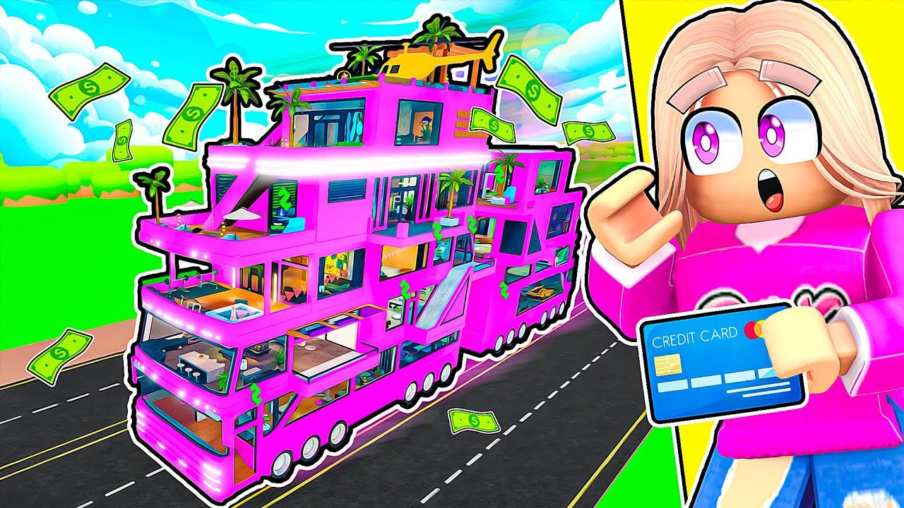WYDAŁAM 999,999,999 ROBUX na NAJLEPSZY CAMPER DLA PIĘCIORACZKÓW w ROBLOX! 😱