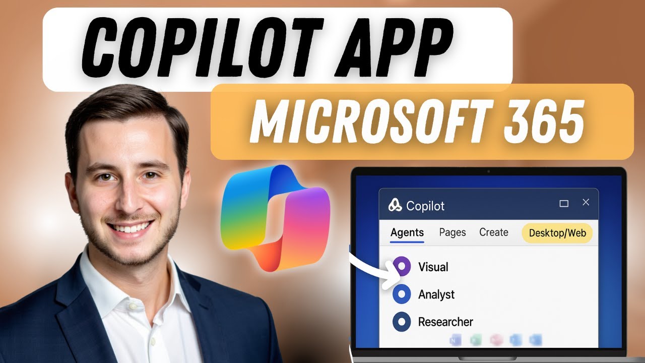Copilot App (Desktop/Web) Tutorial 2025: Agents, Docs & Designs!