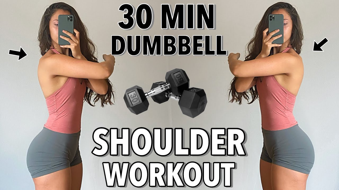 30 MIN SHOULDER Workout with Dumbbells - Upper Body Workout at Home ⌛🔥  | 30x30 Day - 21