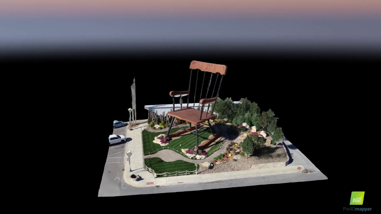 Worlds Largest Rocking Chair 3D Model