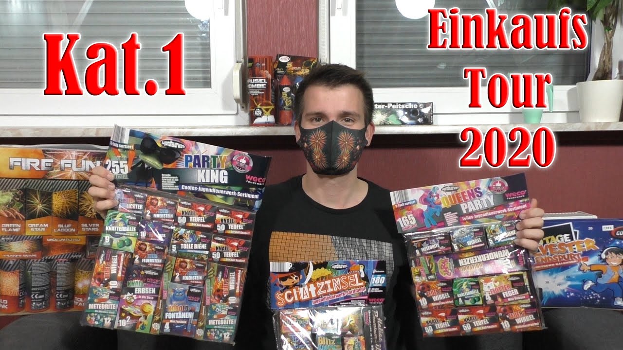 Kat.1 Feuerwerk Einkaufstour 2020 | 9 Läden ~ 65 Euro [FULL HD]