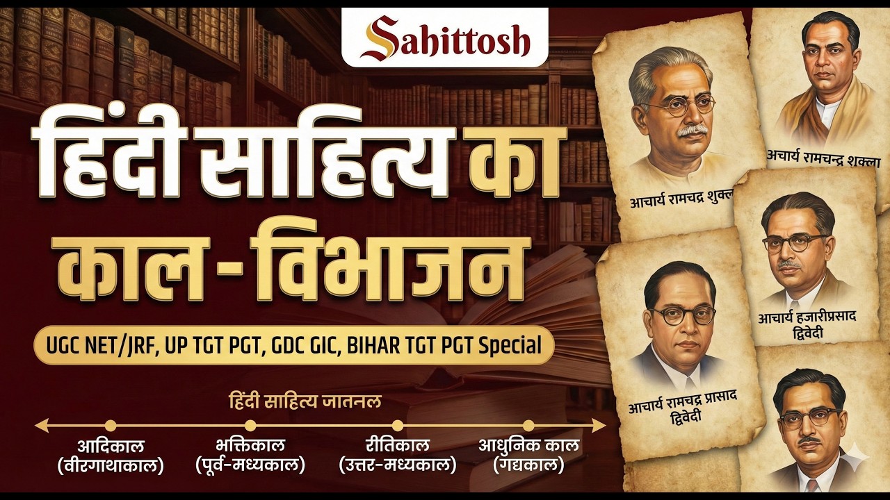 Hindi Sihitya Ka Kaal Vibhajan & MCQ