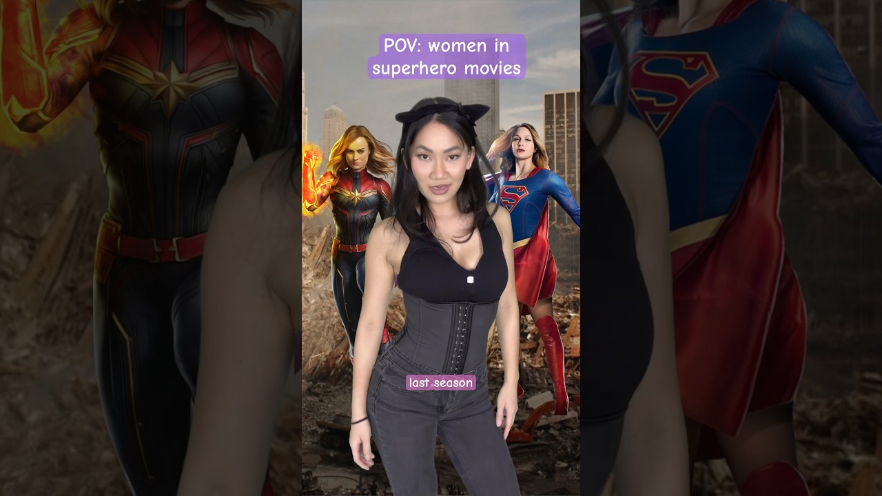 Women in superhero movies be like #comedy #funny