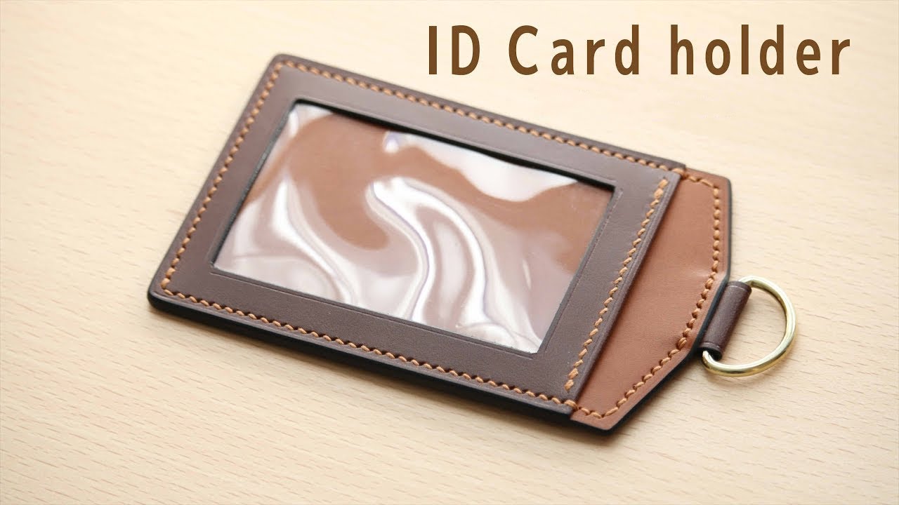 Making an elegant DIY U.S. ID Card Holder | Leather Craft| DIY