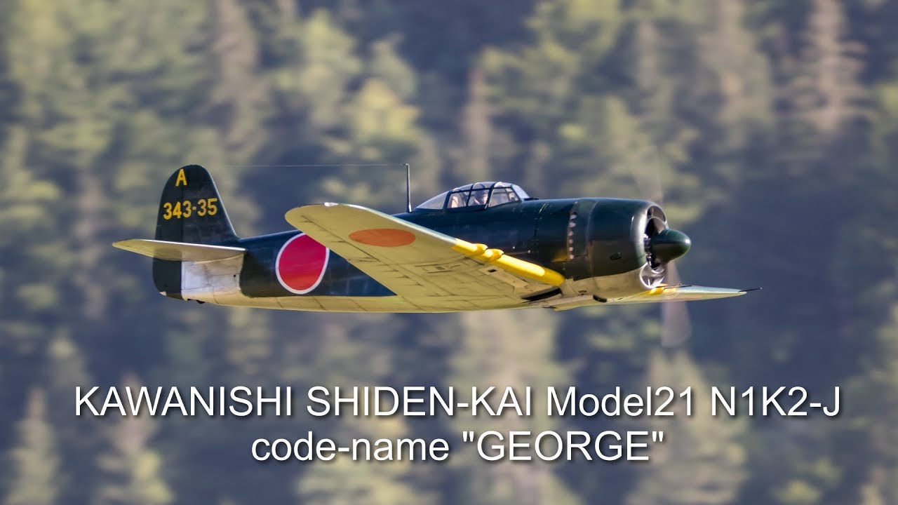 KAWANISHI SHIDEN KAI Model 21 N1K2-J FAI F4 Team Japan Meiringen 2018