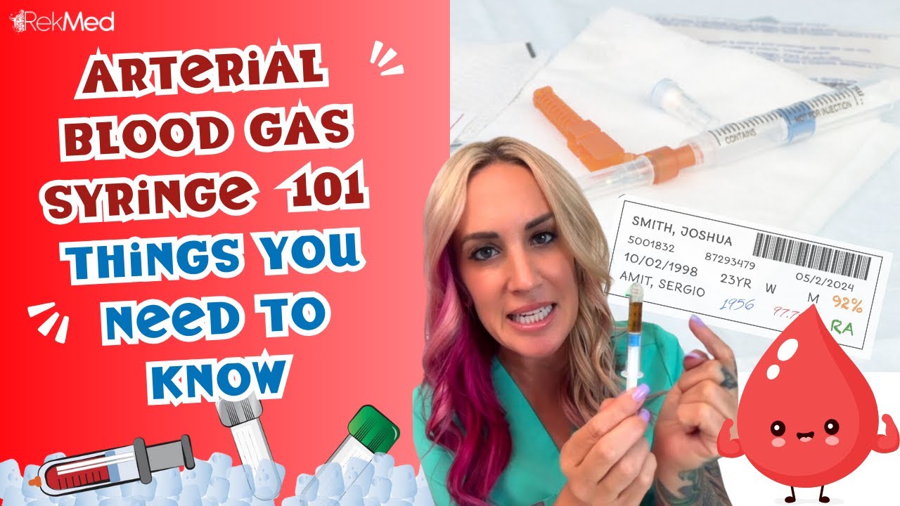 How to use an Arterial Blood Gas Syringe for Collection 101