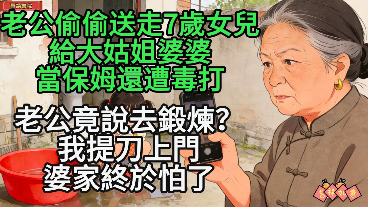 老公偷偷送走7歲女兒，給大姑姐婆婆當保姆還遭毒打，老公竟說去鍛煉？.................！🌹#情感故事 #為人處世 #生活經驗 #情感 #婚姻  #故事