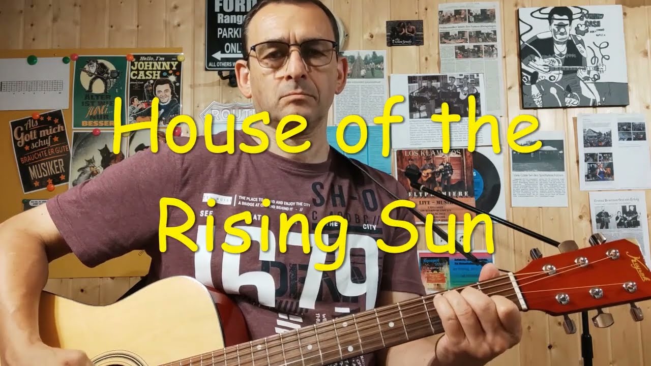"House of the Rising Sun", "The Animals", Gitarre lernen, Intro und Begleitung,