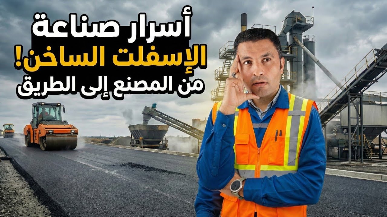ما هي مكونات الاسفلت وطريقة انتاجه | طريقة تشغيل مصنع الاسفلت