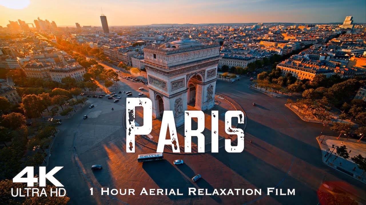 [4K] PARIS 2026 🇫🇷 1 Hour Drone Aerial Relaxation Film UHD | FRANCE #paris