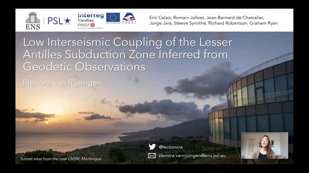 AGU2020 - Seismotectonics of the Lesser Antilles Subduction Zone