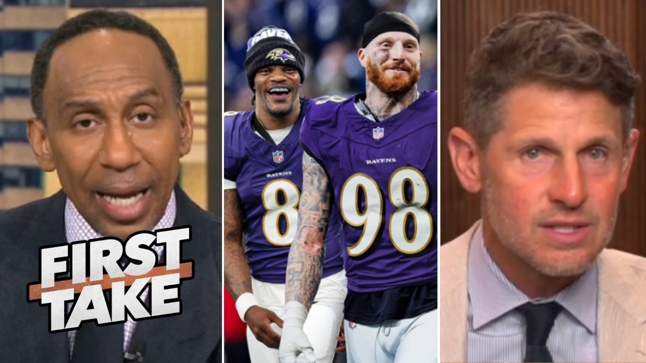 FIRST TAKE | Stephen A. fires back at Dan: “Lamar has no more excuses” after Ravens land Maxx Crosby