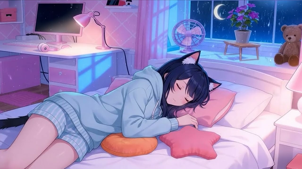 Fall Asleep in 60 Seconds 😪 Calm Music with Rain Sounds for Insomnia Relief