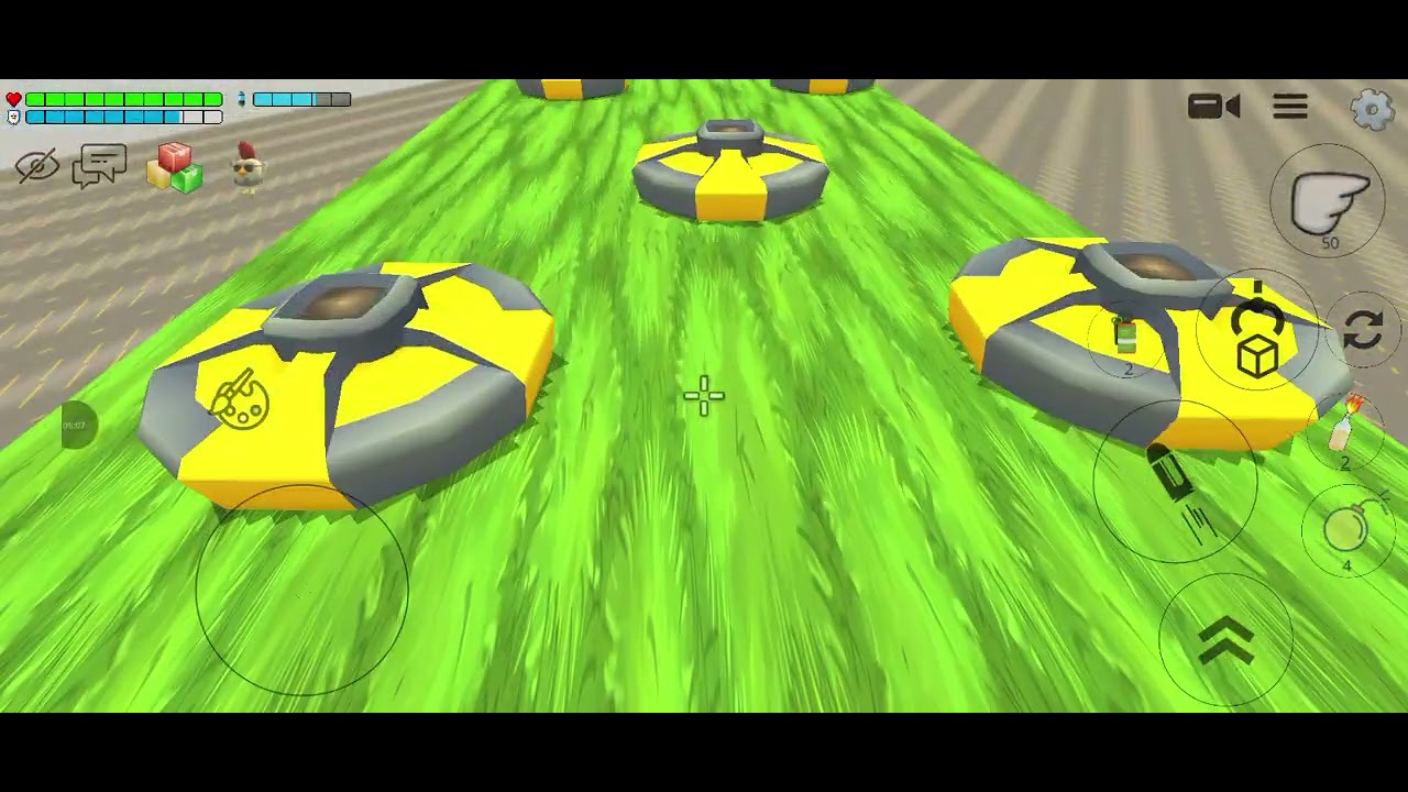 jogando um super parkour no chicken gun 