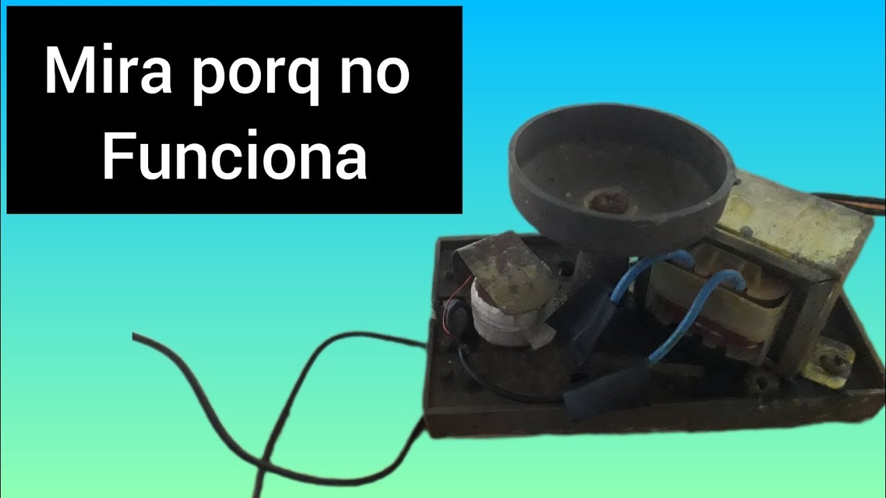 como reparar un timbre electrico.