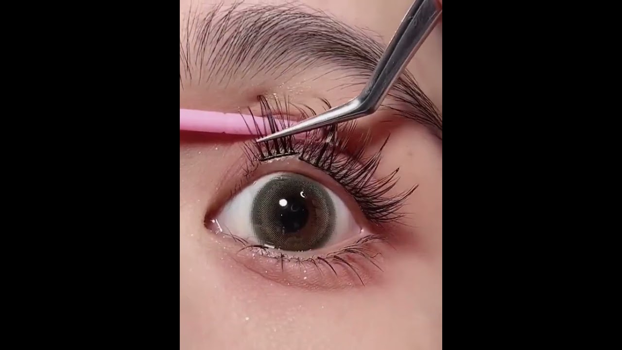 Wimpern selber machen