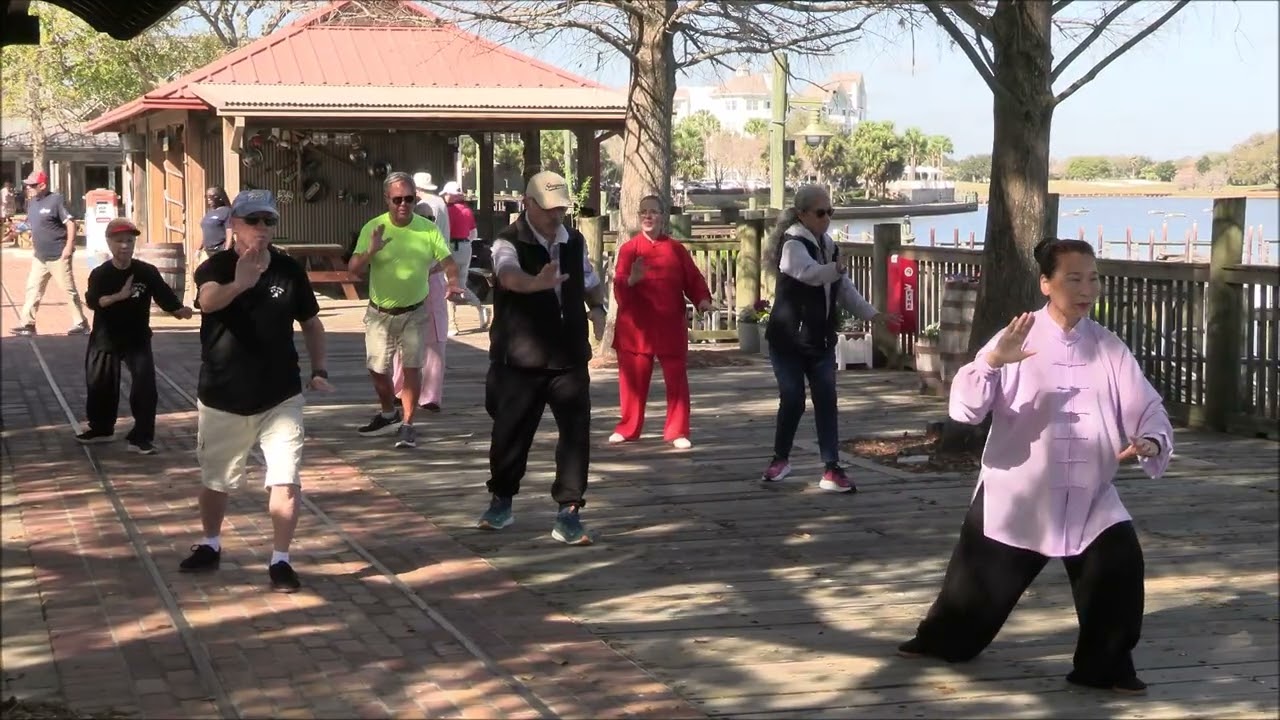 Tai Chi Walk (Foot & Hand Work) with Hanqing Tai Chi in the Villages, Florida 5 March 2026.