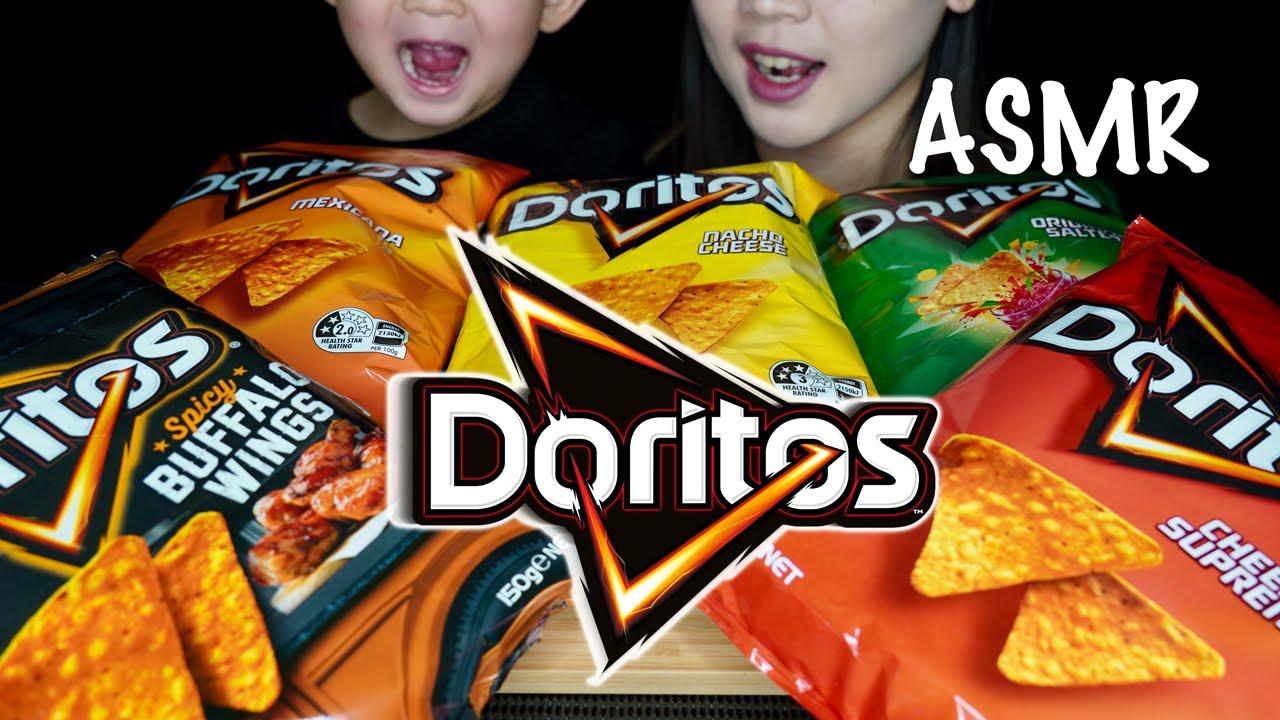 ASMR DORITOS&reg; MUKBANG 먹방 | CHEESE SUPREME,ORIGINAL,NACHO CHEESE,MEXICANA,SPICY BUFFALO WINGS