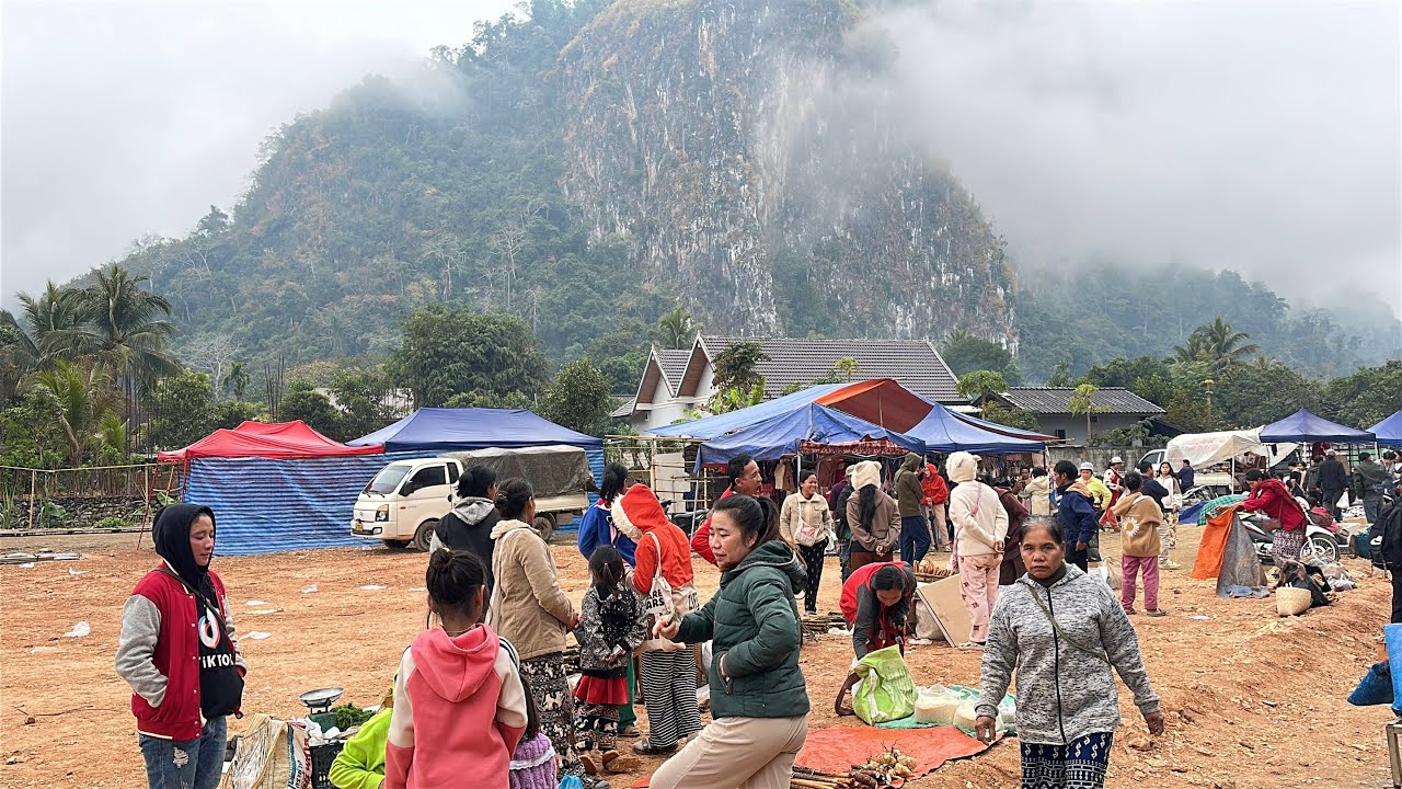 ອາຫານລາວເມືອງງອຍ/อาหารลาวเมืองงอย/Lao local food