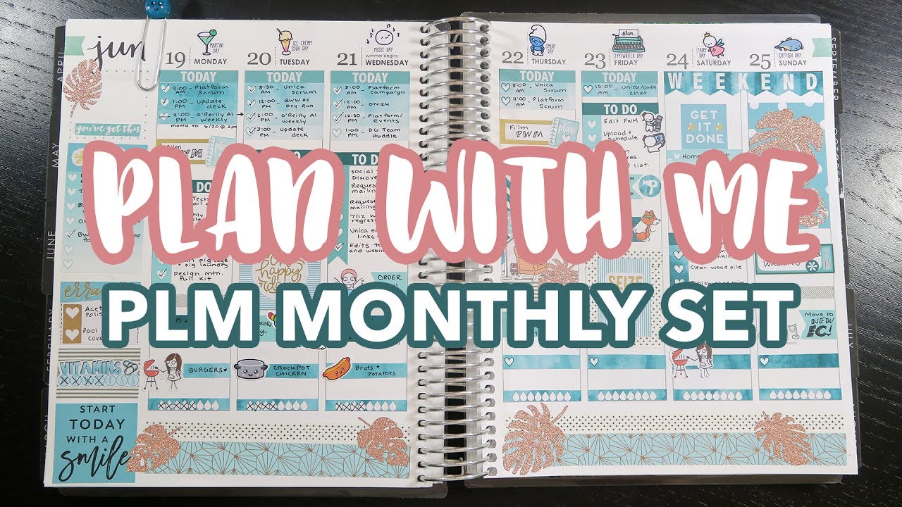 Plan with Me | Paper Loving Mommy May Monthly + Happy Planner Stickers