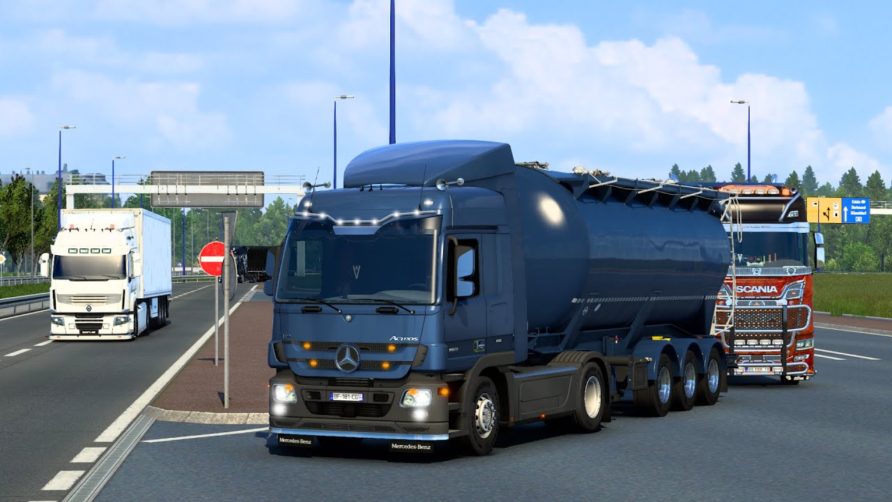 HERKESİN ARADAĞI O TIR !! ÖZEL MODİFİYELİ MERCEDES ACTROS | ETS2MP