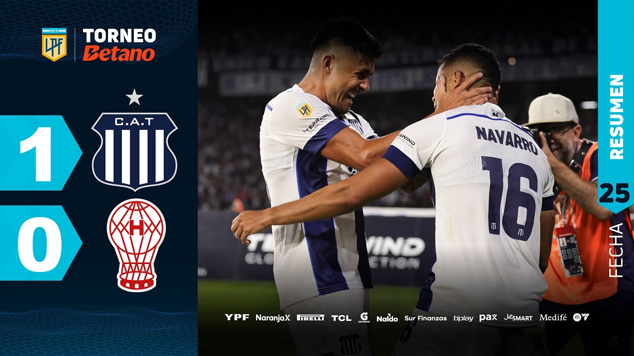 TALLERES 1 - 0 HURAC&Aacute;N I Resumen del partido | #TorneoBetano 2024