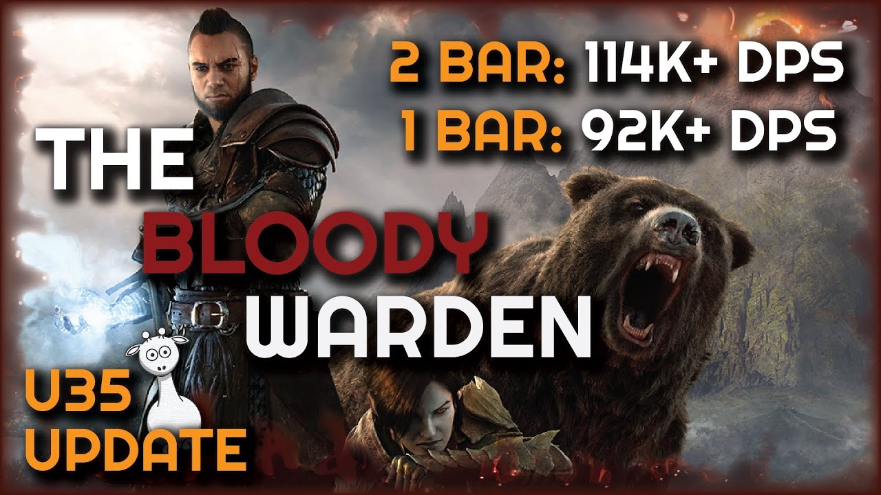 &ldquo;The Bloody Warden&rdquo; | Stamina Warden PvE Build | 114k+ DPS | Easy and Advanced Setups | Lost Depths