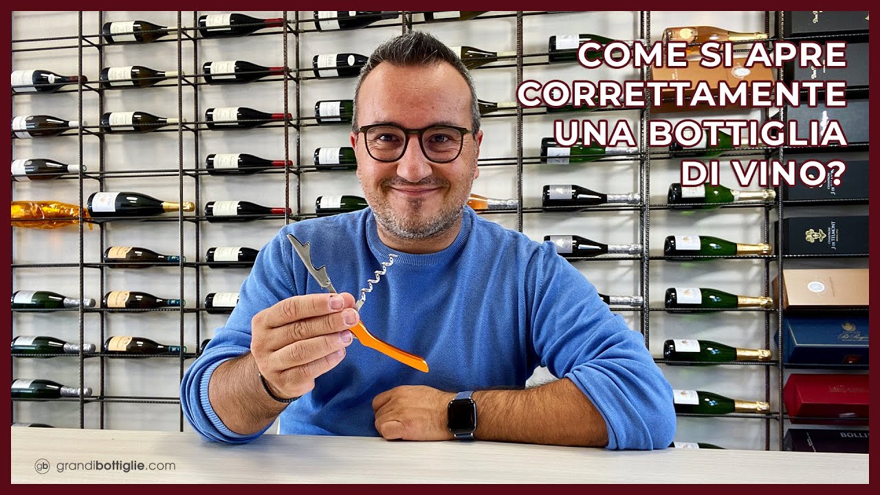Come si apre una bottiglia di vino