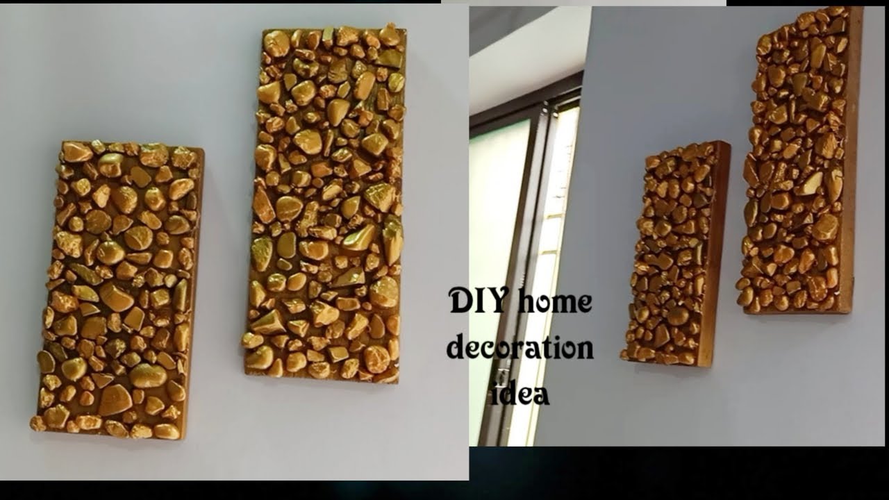 DIY Wall decor ideas||room decoration ideas||DIY pebbles art and craft ideas||stylish wall handings