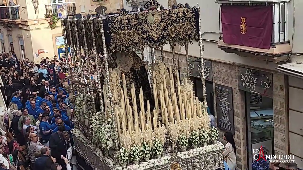[4K] VIRGEN DE LAS PENAS POR PELOTA | SEMANA SANTA 2025 CÁDIZ | BM JULIÁN CERDÁN DE SANLUCAR
