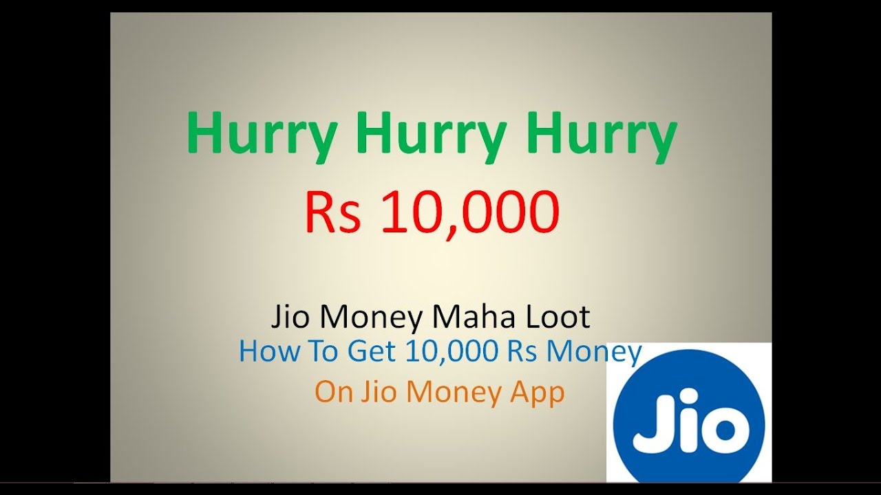 Jio Money Maha Loot Offer (English)