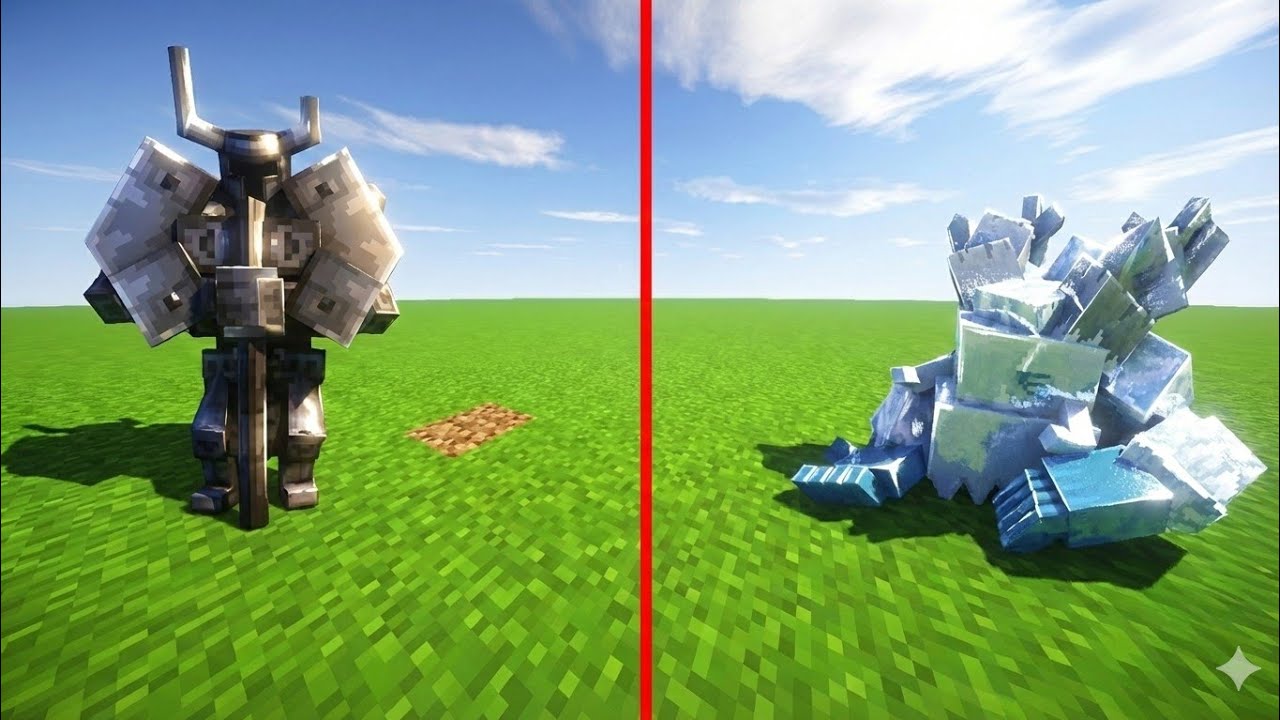 Mobjela mobs vs me fight |Minecraft 