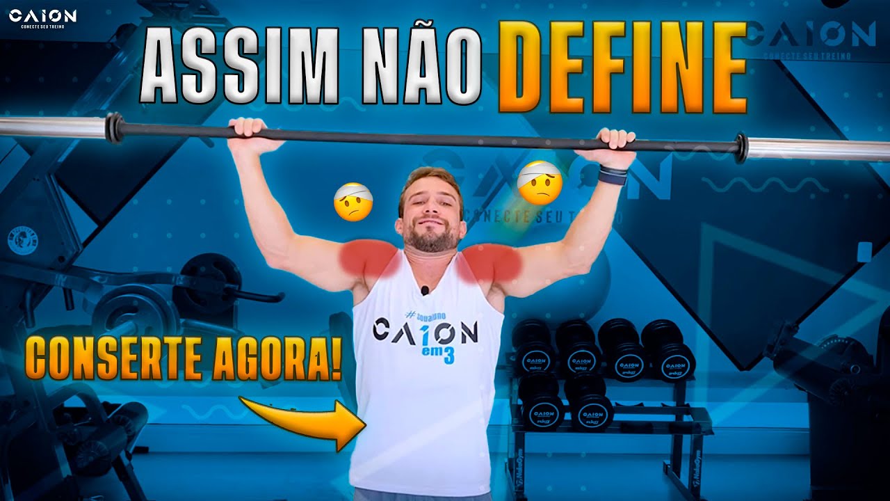Desenvolvimento de ombros: como definir naturalmente | Execução correta com barra e halteres