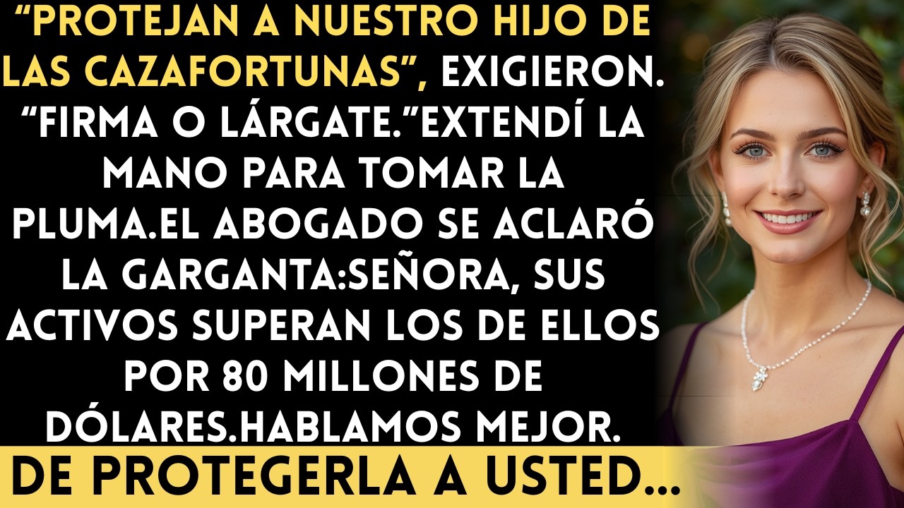 Mis suegros dijeron: Firma el acuerdo prenupcial o vete… hasta que el abogado reveló la verdad...