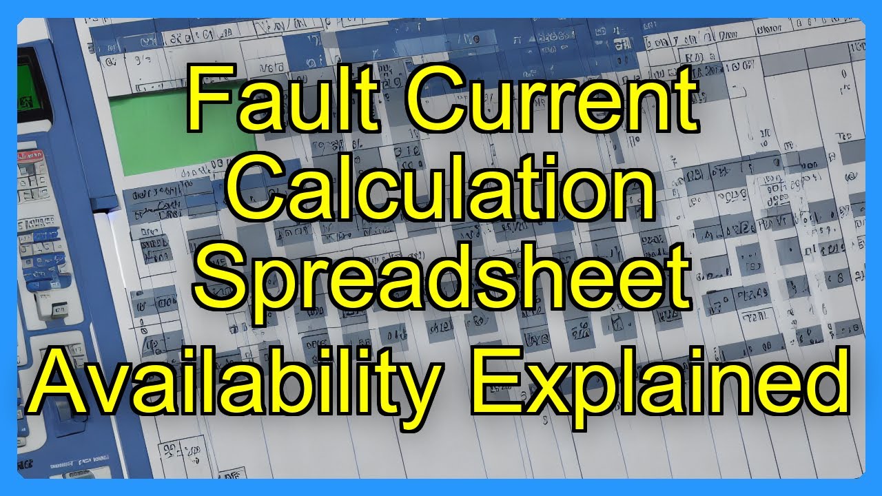 Fault Current Calculation Spreadsheet Availability Explained
