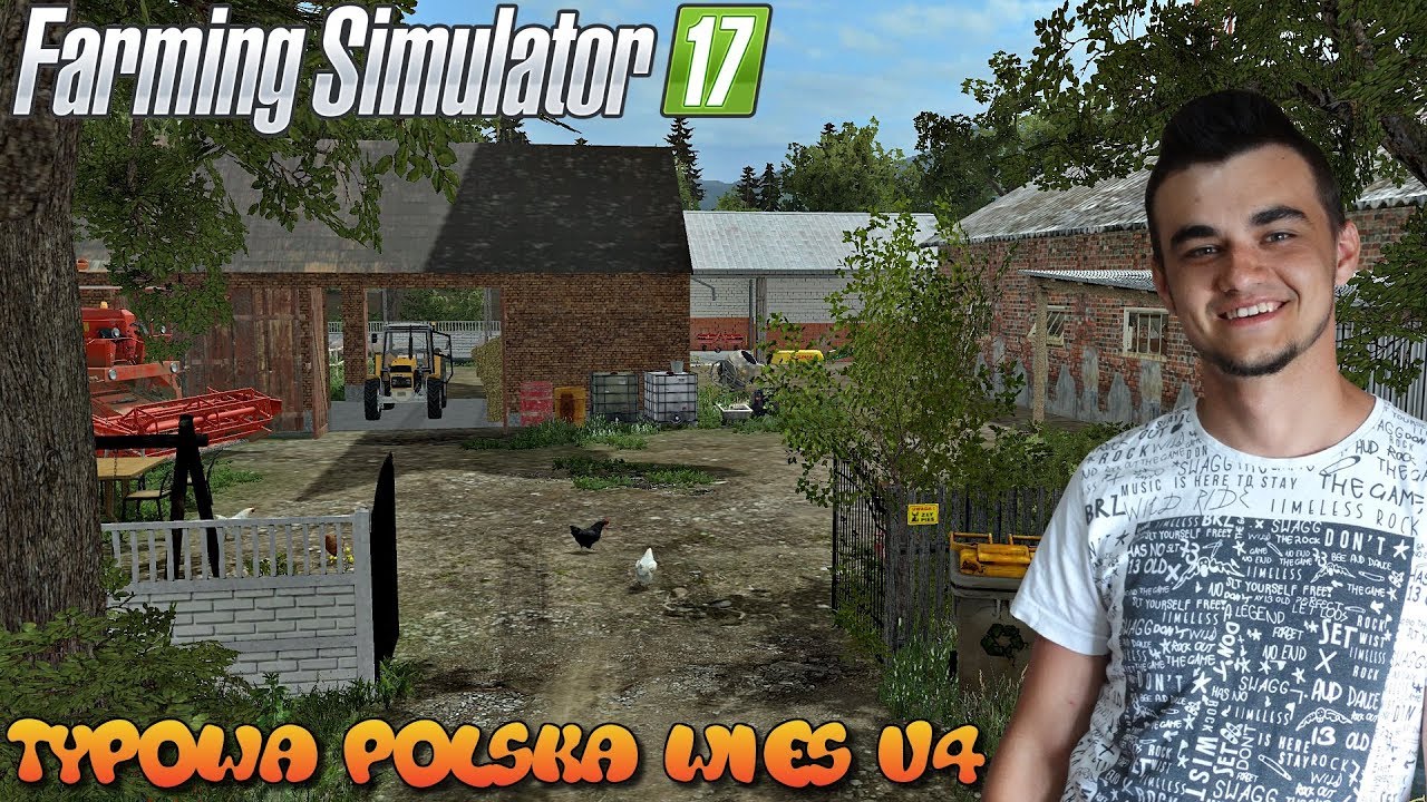 Farming Simulator 17 ☆ Sprawdzanie map #18 Typowa Polska Wieś V4