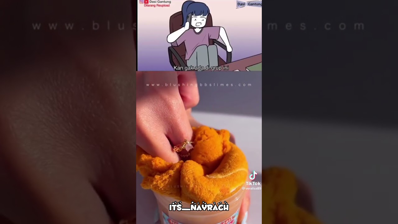 DASI GANTUNG X ASMR SLIME || ib tiktok  dont reuopload ! For Its_NayraCH