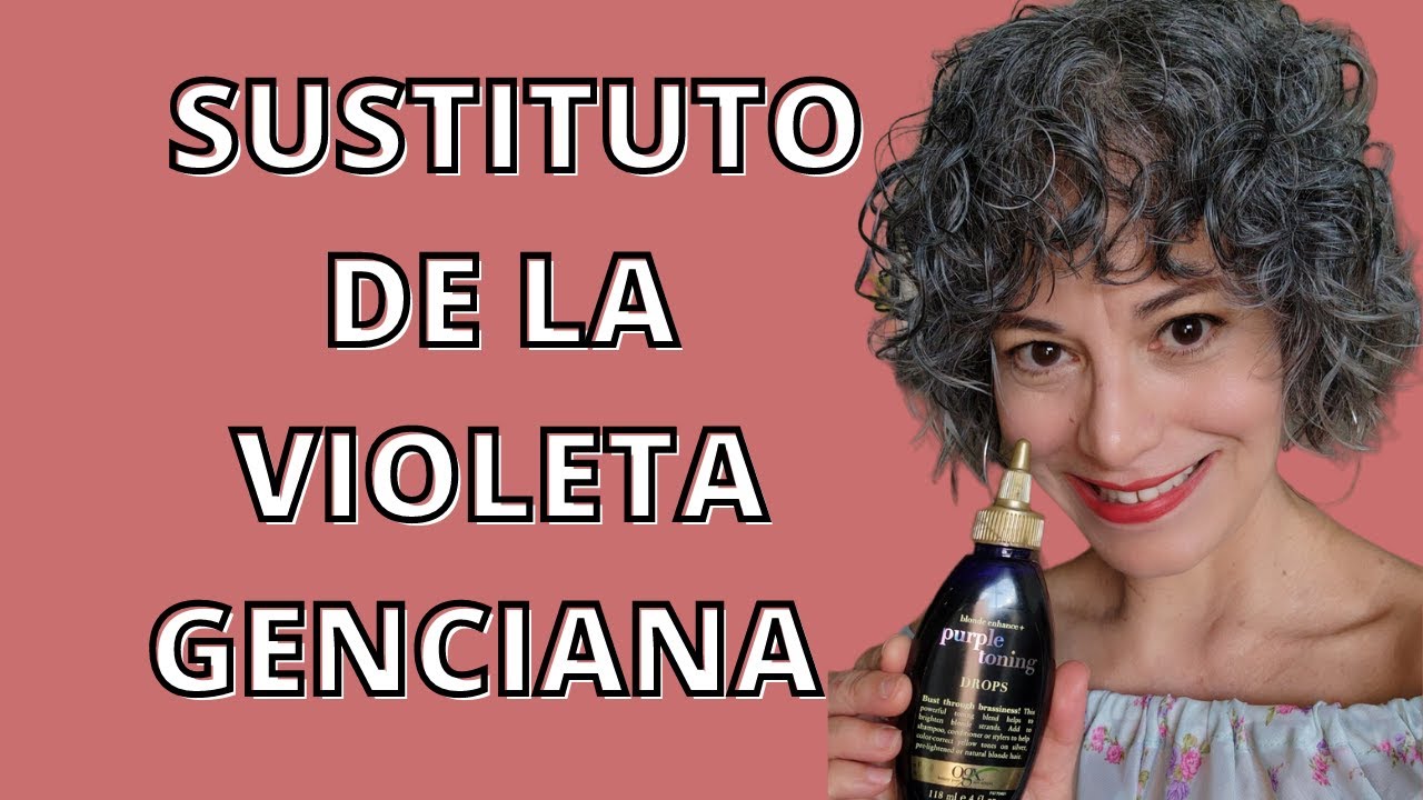 CONSEGUÍ UN PRODUCTO QUE PUEDE SUSTITUIR LA VIOLETA GENCIANA...