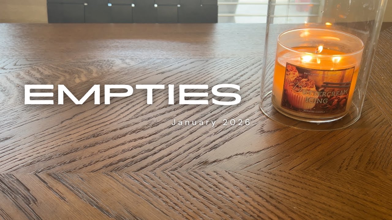 January 2026 Empties | 🕯️Caramel Sundays, Kringle, BBW, & Vendor Wax | 💭 Final Thoughts