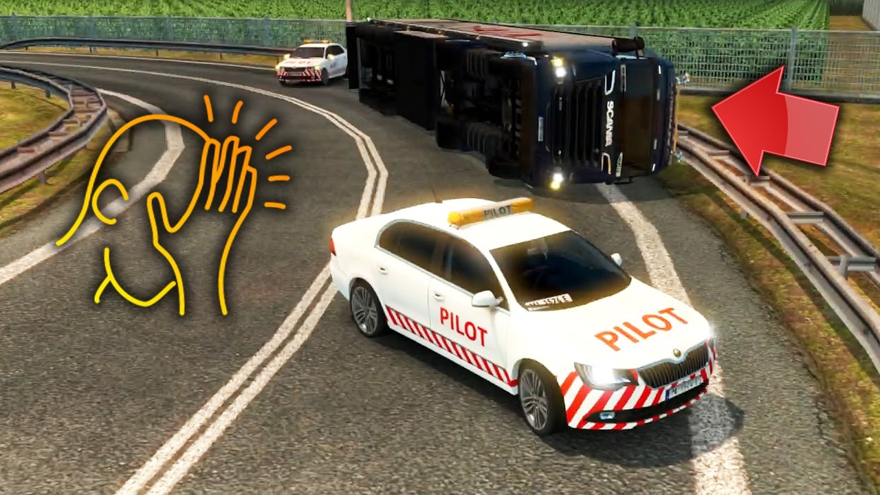 ETS2 MULTIPLAYER: MOMENTOS GRACIOSOS Y ESTUPIDOS 6 [FUNNY MOMENTS]